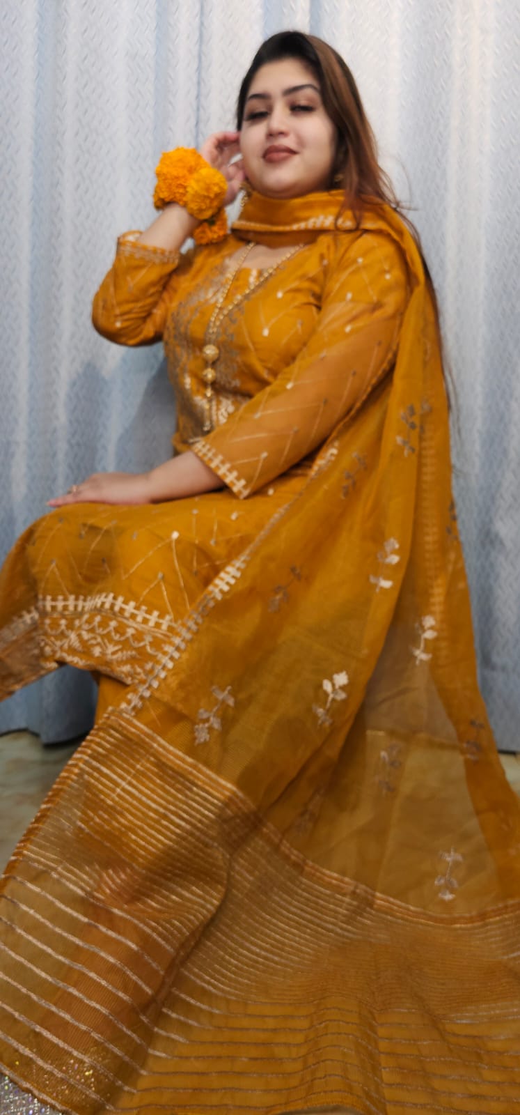 💛রেডি জামদানি থ্রি-পিস – পারফেক্ট বসন্ত লুক 🌸